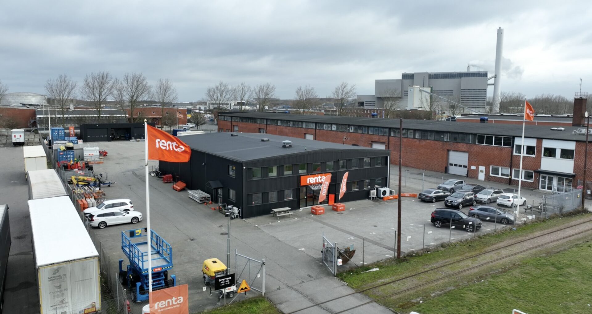 Renta maskinuthyrning i Malmö Hamn