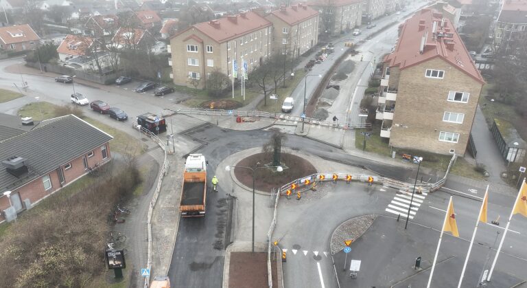 En trafikanordning som behöver flyttas